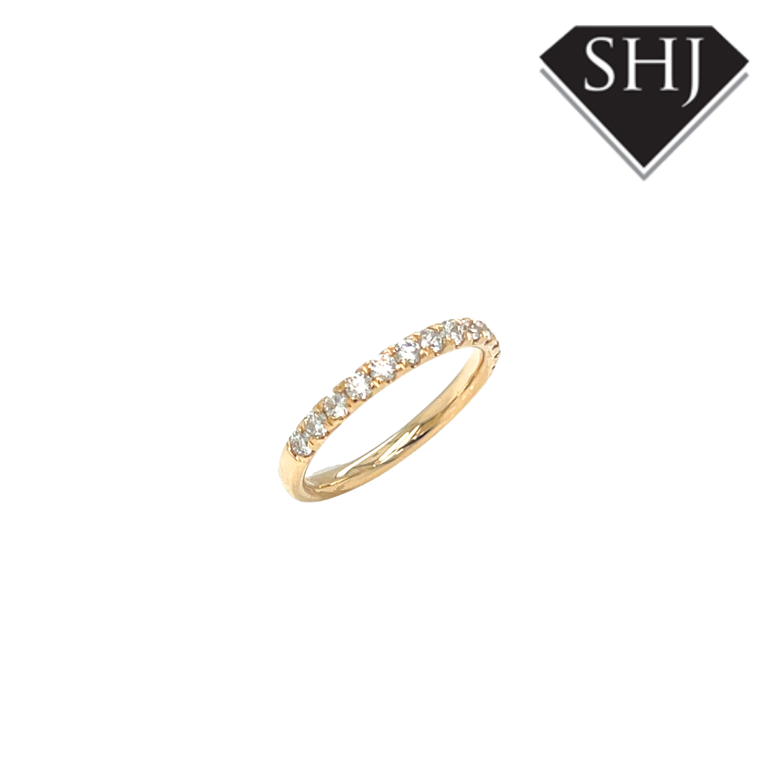 9ct Yellow Gold 0.40ct Lab Grown Diamond Eternity Ring
