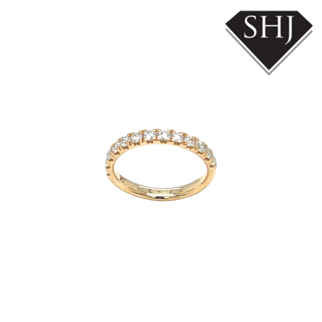 9ct Yellow Gold 0.60ct Lab Grown Diamond Eternity Ring
