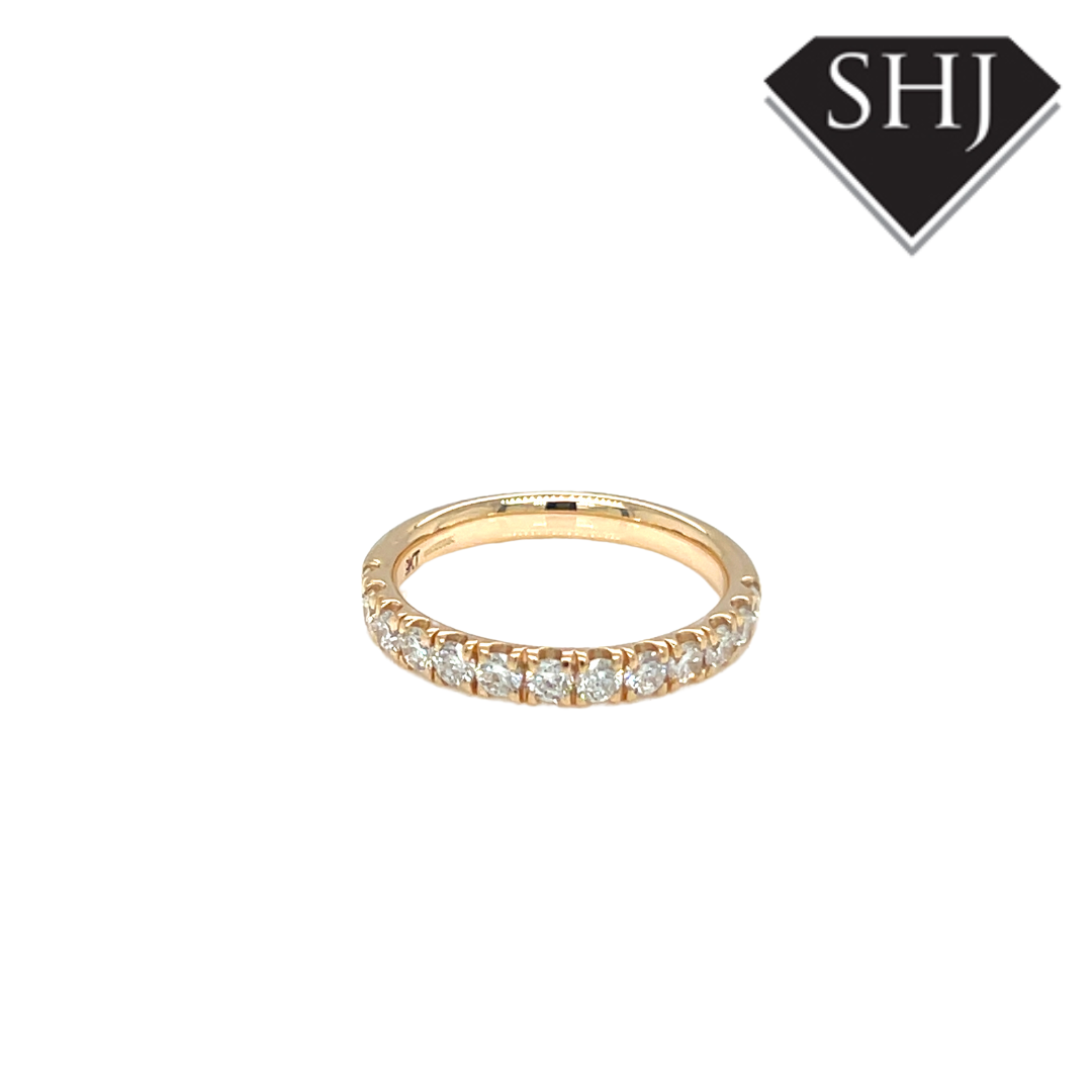 9ct Yellow Gold 0.60ct Lab Grown Diamond Eternity Ring