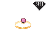 22CT Yellow Gold Amethyst Ring