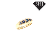 9ct Yellow Gold Sapphire Ring