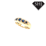9ct Yellow Gold Sapphire Ring