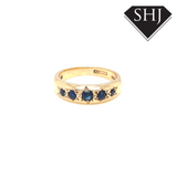 9ct Yellow Gold Sapphire Ring