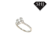 18ct White Gold Baguette Diamond Ring