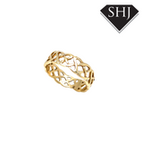 9CT Yellow Gold Celtic Wedding Band