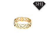 9CT Yellow Gold Celtic Wedding Band