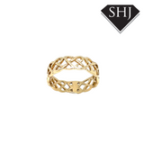 9CT Yellow Gold Celtic Wedding Band