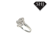 18ct White Gold 0.50ct Diamond Cluster Ring
