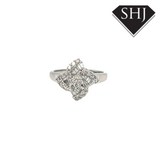 18ct White Gold 0.50ct Diamond Cluster Ring