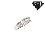 18ct White Gold Baguette Diamond Ring