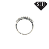 18ct White Gold Baguette Diamond Ring