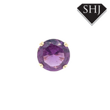 9ct Yellow Gold Amethyst Ring