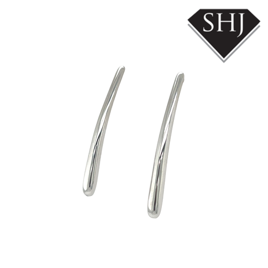 Silver Drip Earrings