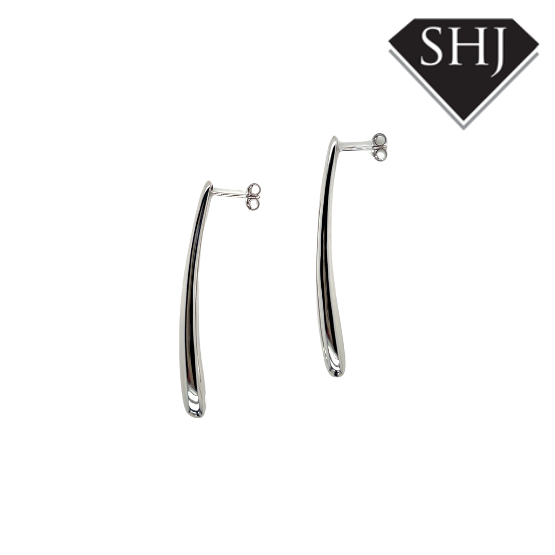 Silver Drip Earrings