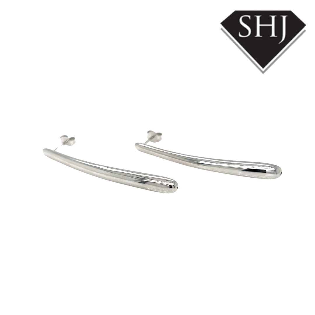 Silver Drip Earrings