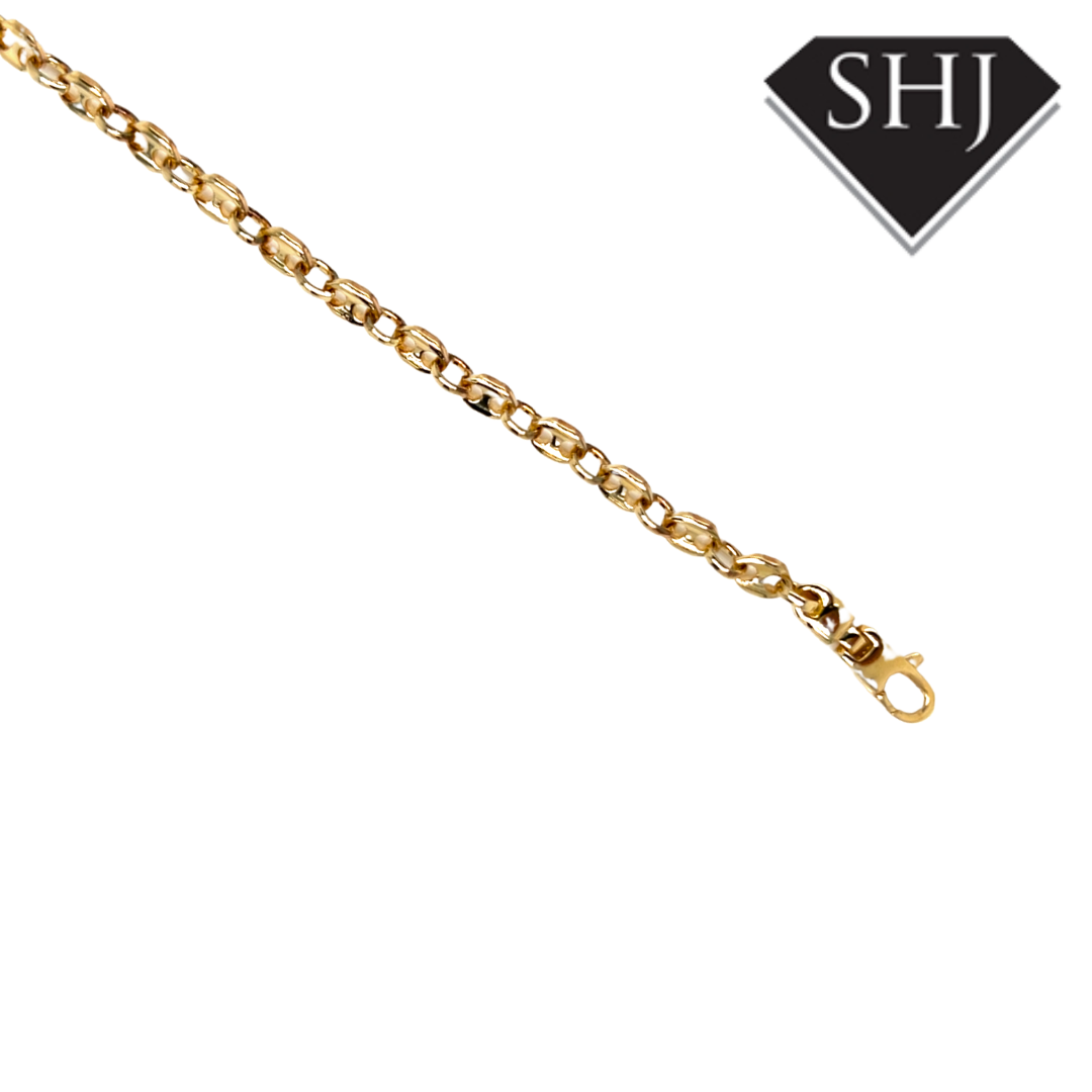 24ct Gold Plated Silver Marine Bracelet