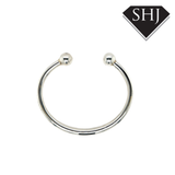 Silver Torque Bangle