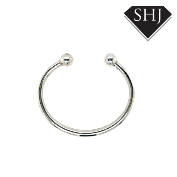 Silver Torque Bangle