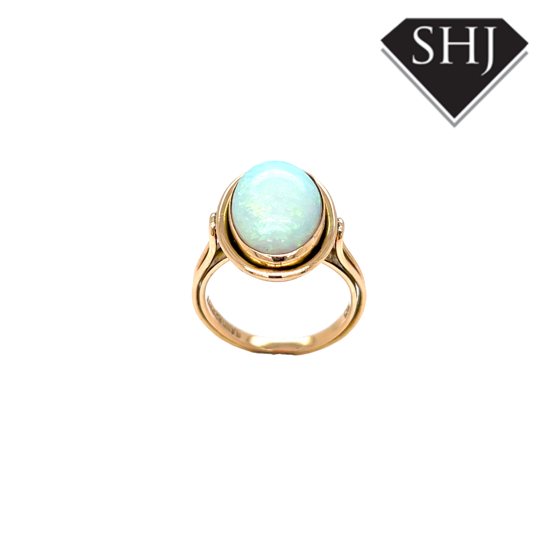 14ct Yellow Gold Opal Ring