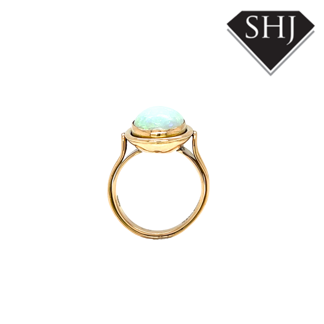 14ct Yellow Gold Opal Ring