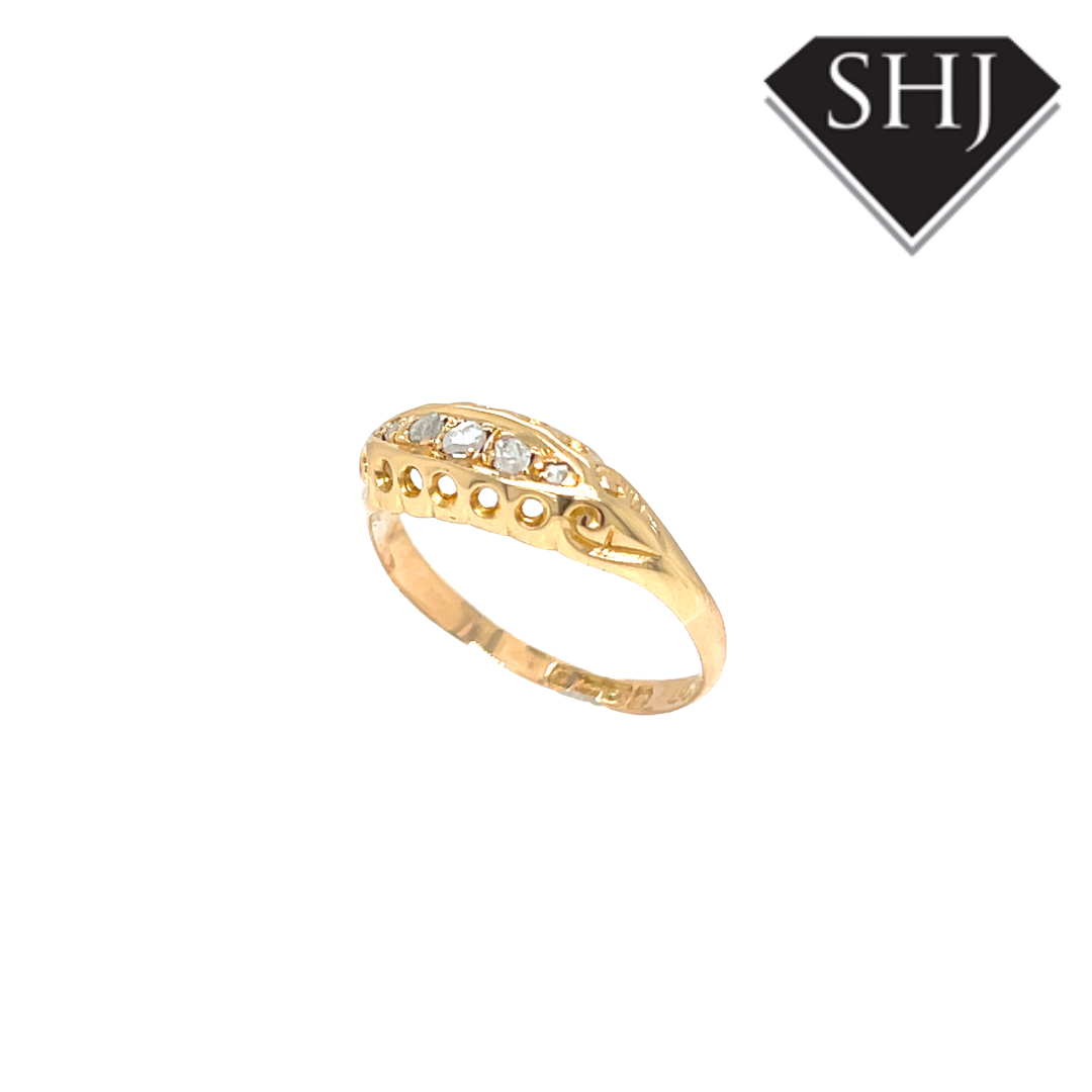 18ct Yellow Gold Diamond Ring