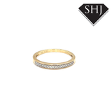 9ct Yellow Gold 0.08ct Diamond Eternity Ring