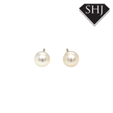 9ct Yellow Gold Pearl Stud Earrings
