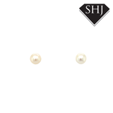 9ct Yellow Gold Pearl Stud Earrings
