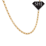 Silver Gold Plated CZ Necklace