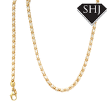 Silver Gold Plated CZ Necklace