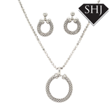 Silver Circle Necklace