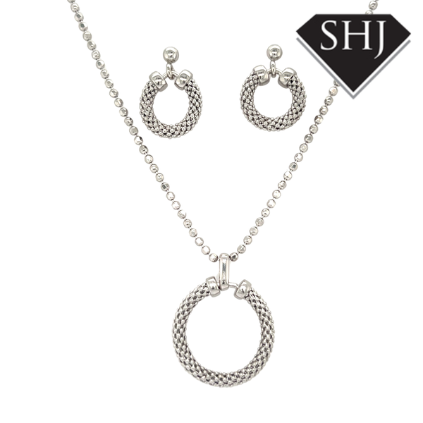 Silver Circle Necklace