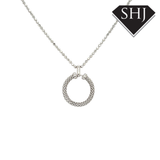 Silver Circle Necklace