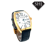 Franck Muller 18ct Yellow Gold Curvex Box & Papers 2002