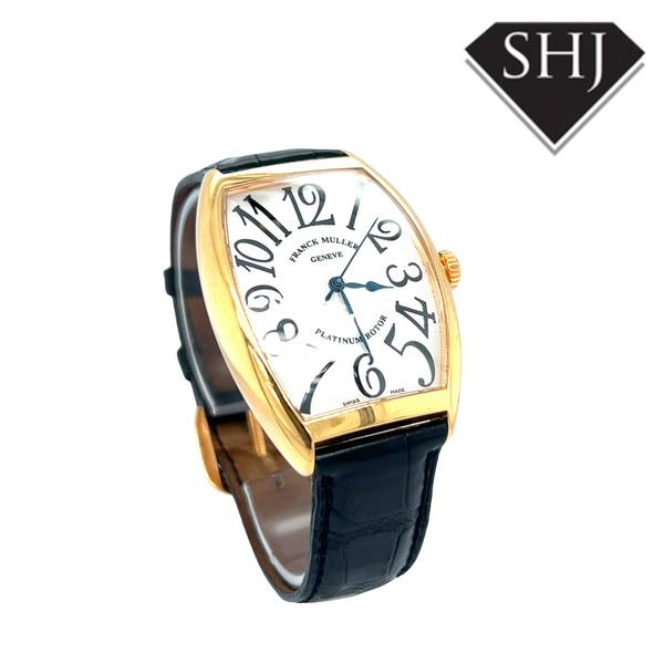 Franck Muller 18ct Yellow Gold Curvex Box & Papers 2002