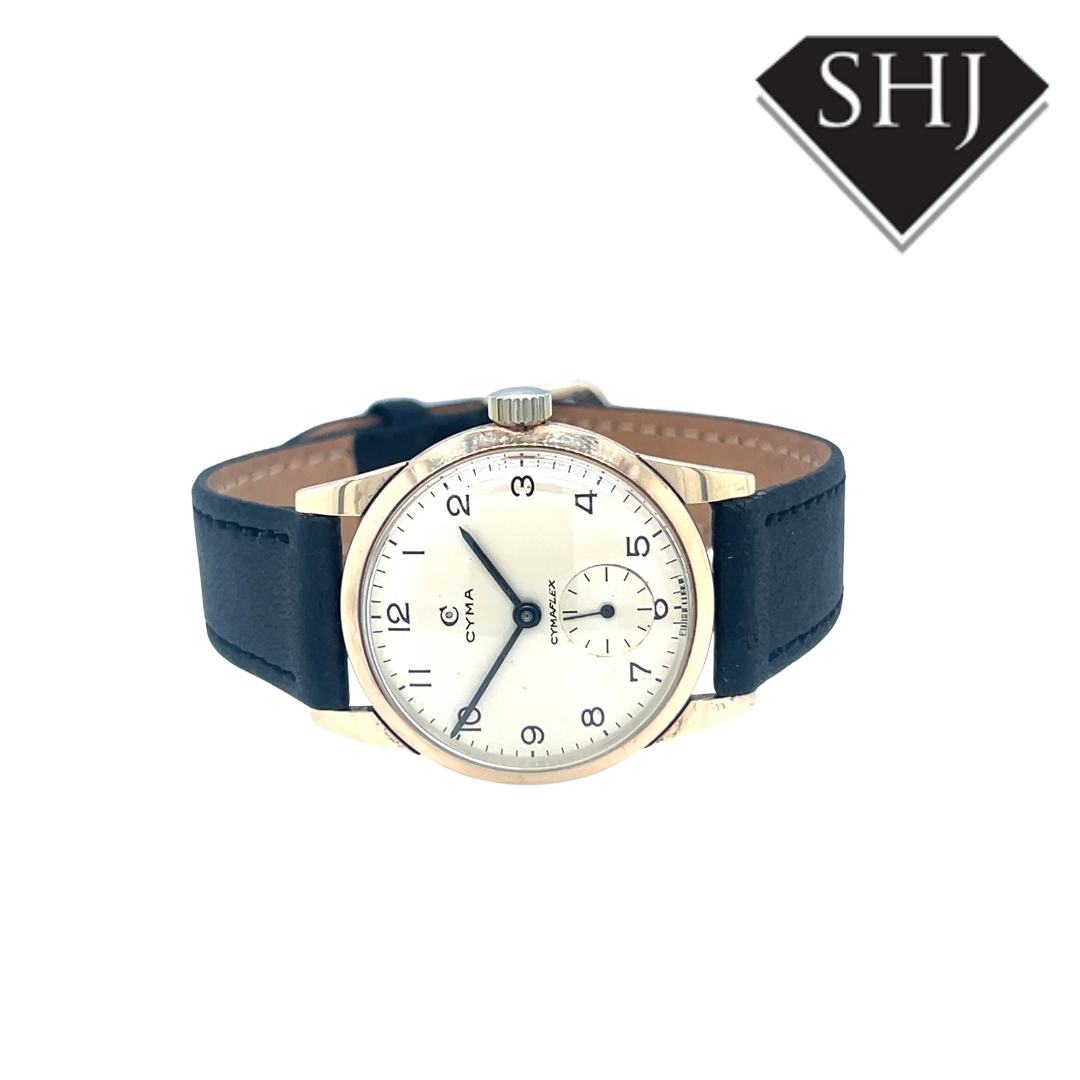 CYMA  Flex Manual 9ct Yellow Gold Dress Watch