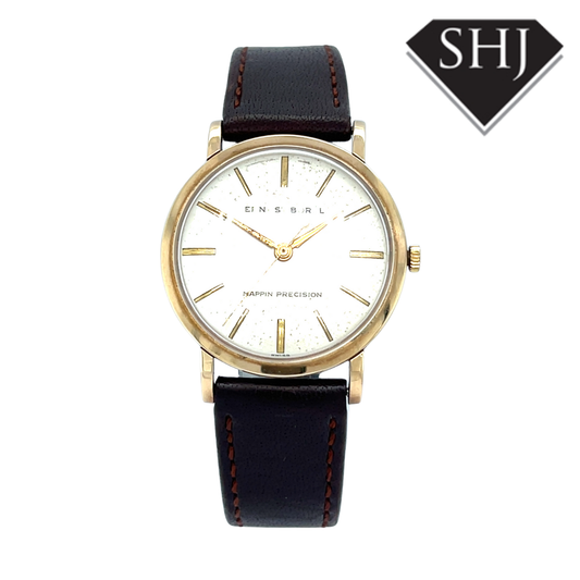 Ernest Borrel Manual 9ct Yellow Gold Dress Watch