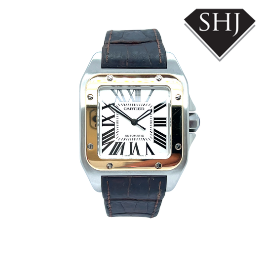 Cartier Santos 100 2004 Box & Papers