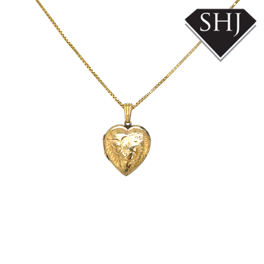 Rolled Gold Heart Locket