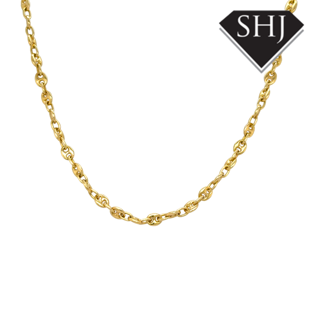 14ct Yellow Gold 20" Marine Chain