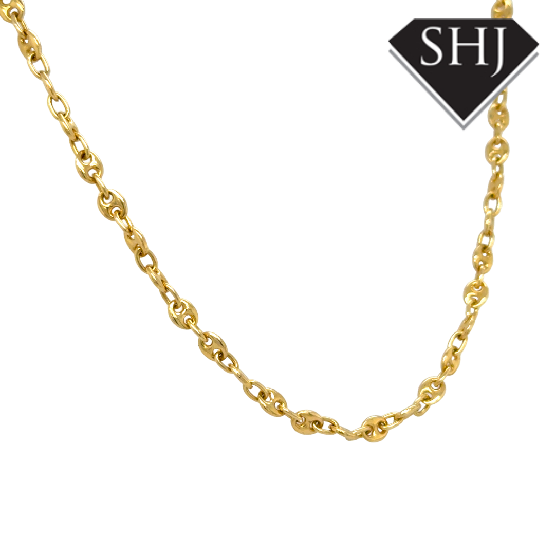 14ct Yellow Gold 20" Marine Chain