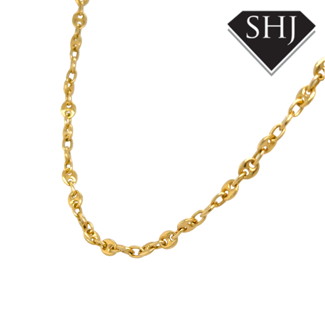 14ct Yellow Gold 20" Marine Chain