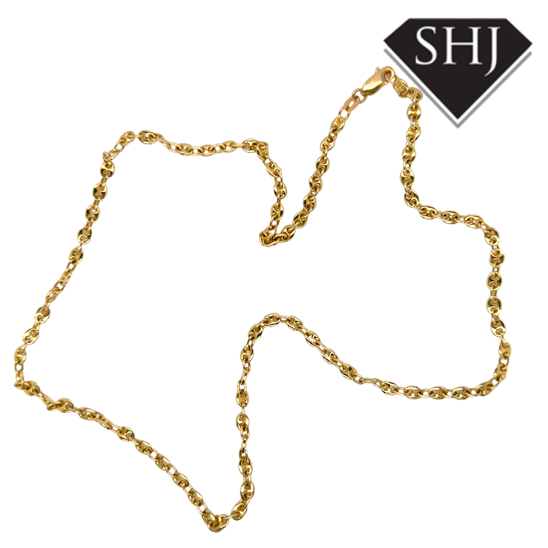 14ct Yellow Gold 20" Marine Chain
