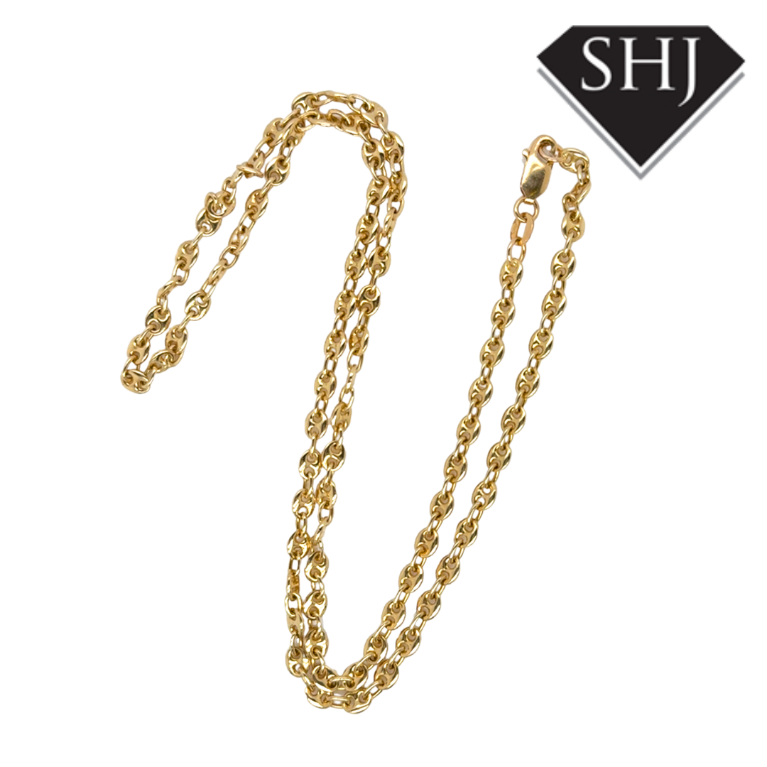 14ct Yellow Gold 20" Marine Chain