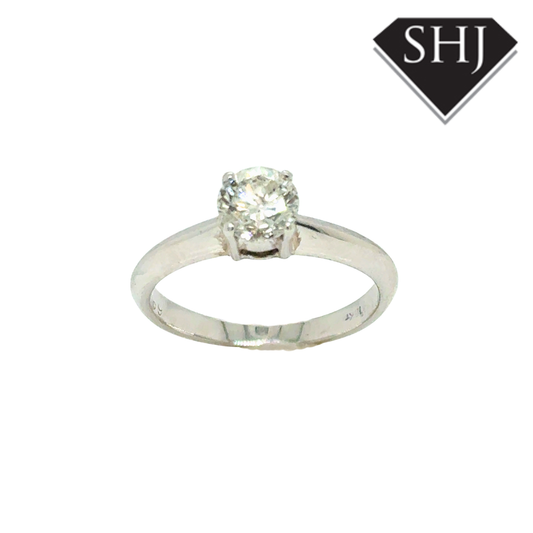 18ct White Gold 0.50ct Single Stone Diamond Ring