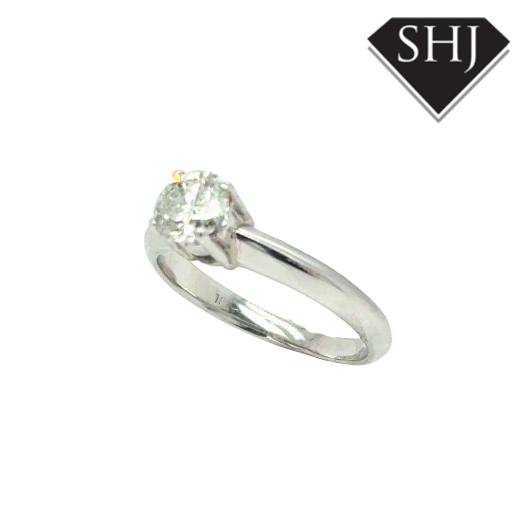 18ct White Gold 0.50ct Single Stone Diamond Ring