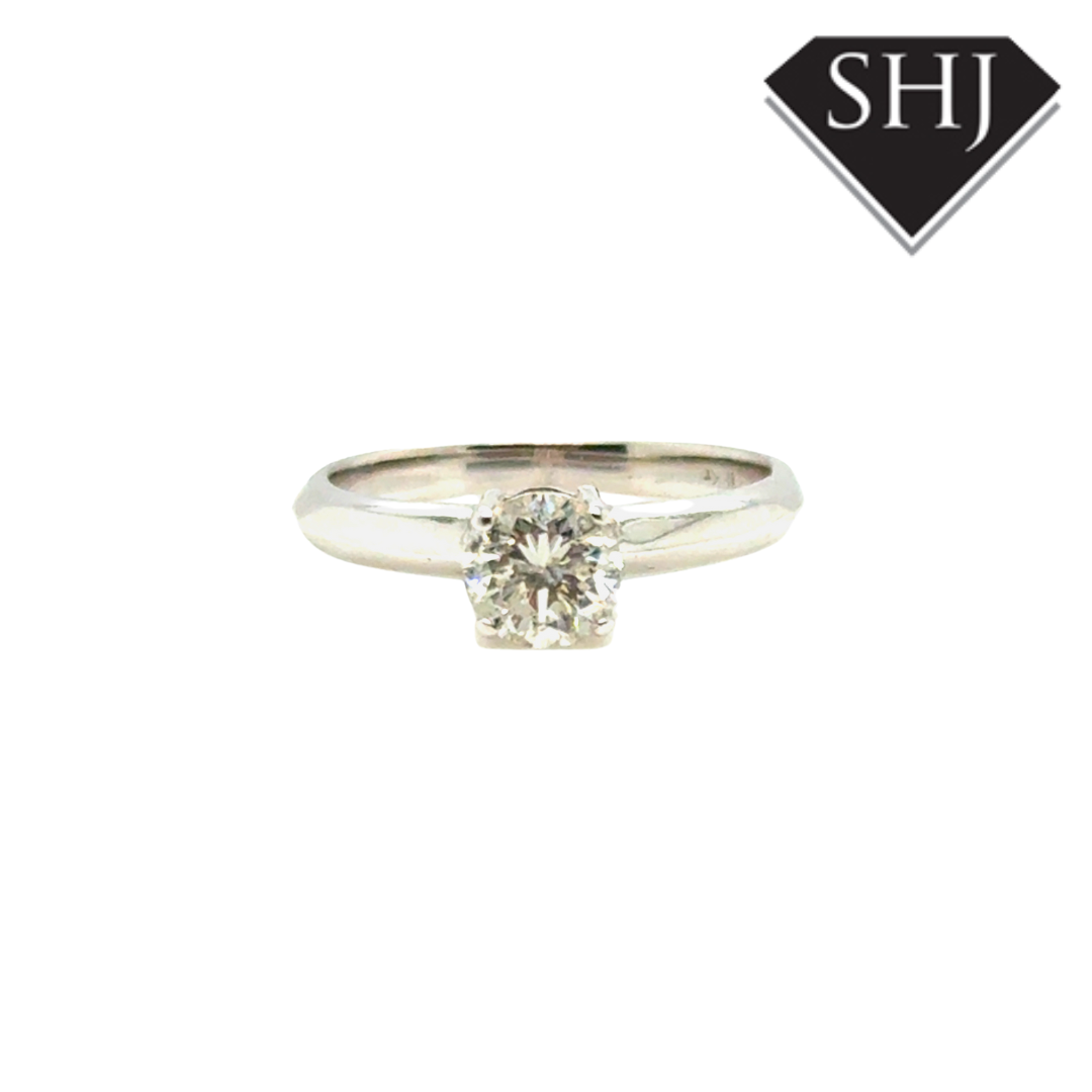 18ct White Gold 0.50ct Single Stone Diamond Ring