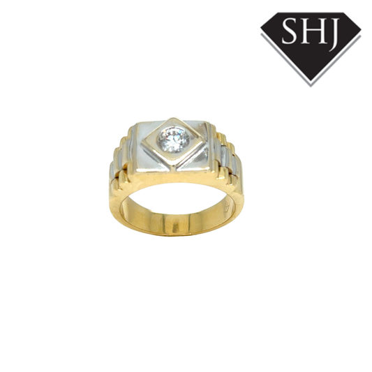 18ct Yellow Gold “Rolex” 0.40ct Diamond Ring