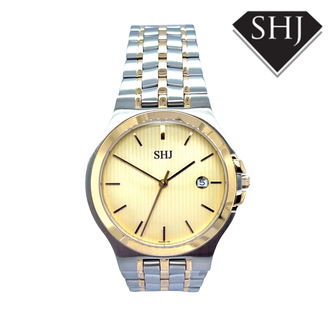 SHJ Gents Bi Colour Watch