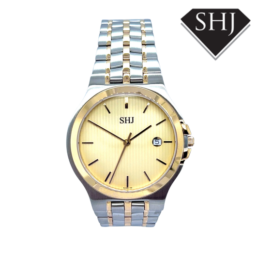 SHJ Gents Bi Colour Watch